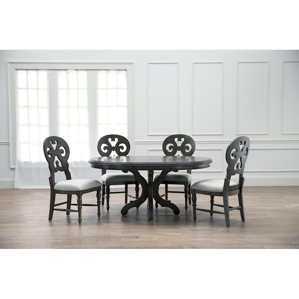 charleston gray  pc dining room   