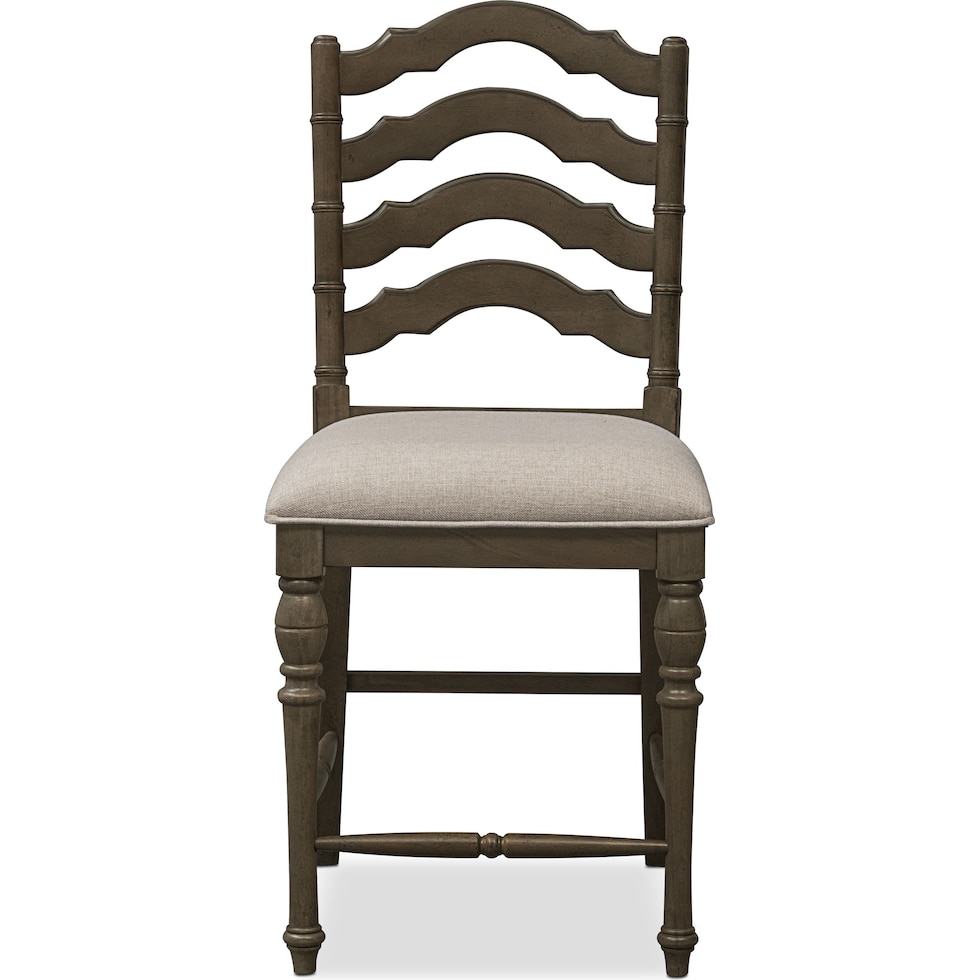 charleston gray counter height stool   