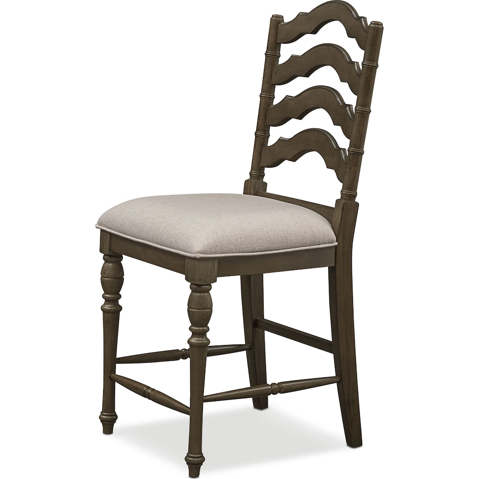 charleston gray counter height stool   