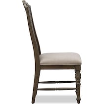 charleston gray dining chair   