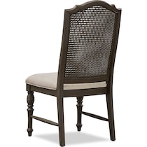 charleston gray dining chair   