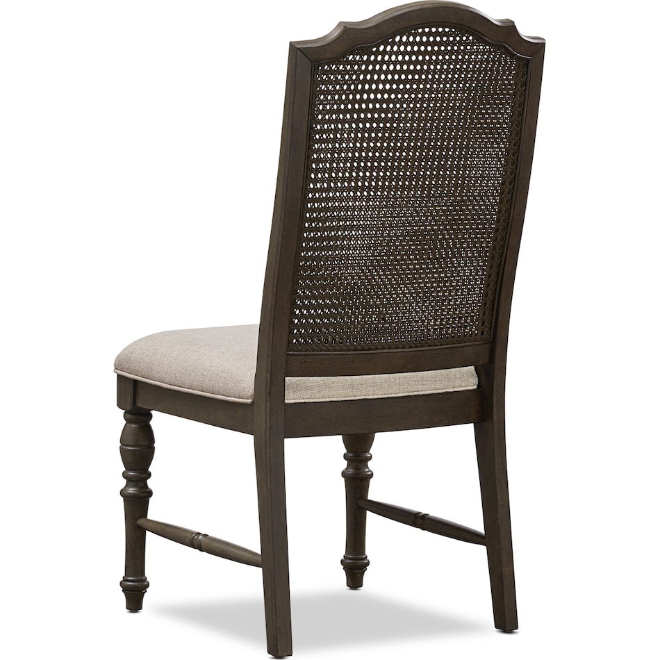 charleston gray dining chair   