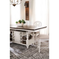 charleston gray kitchen island   