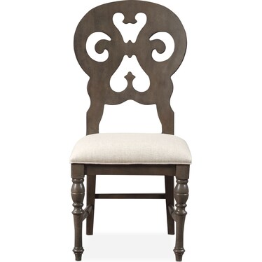 Charleston Scroll-Back Dining Chair