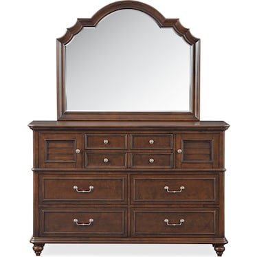 Charleston Dresser and Mirror