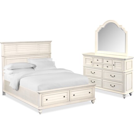 The Charleston Bedroom Collection, Value City Furniture Queen Storage Bed
