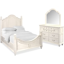 charleston white  pc king bedroom   