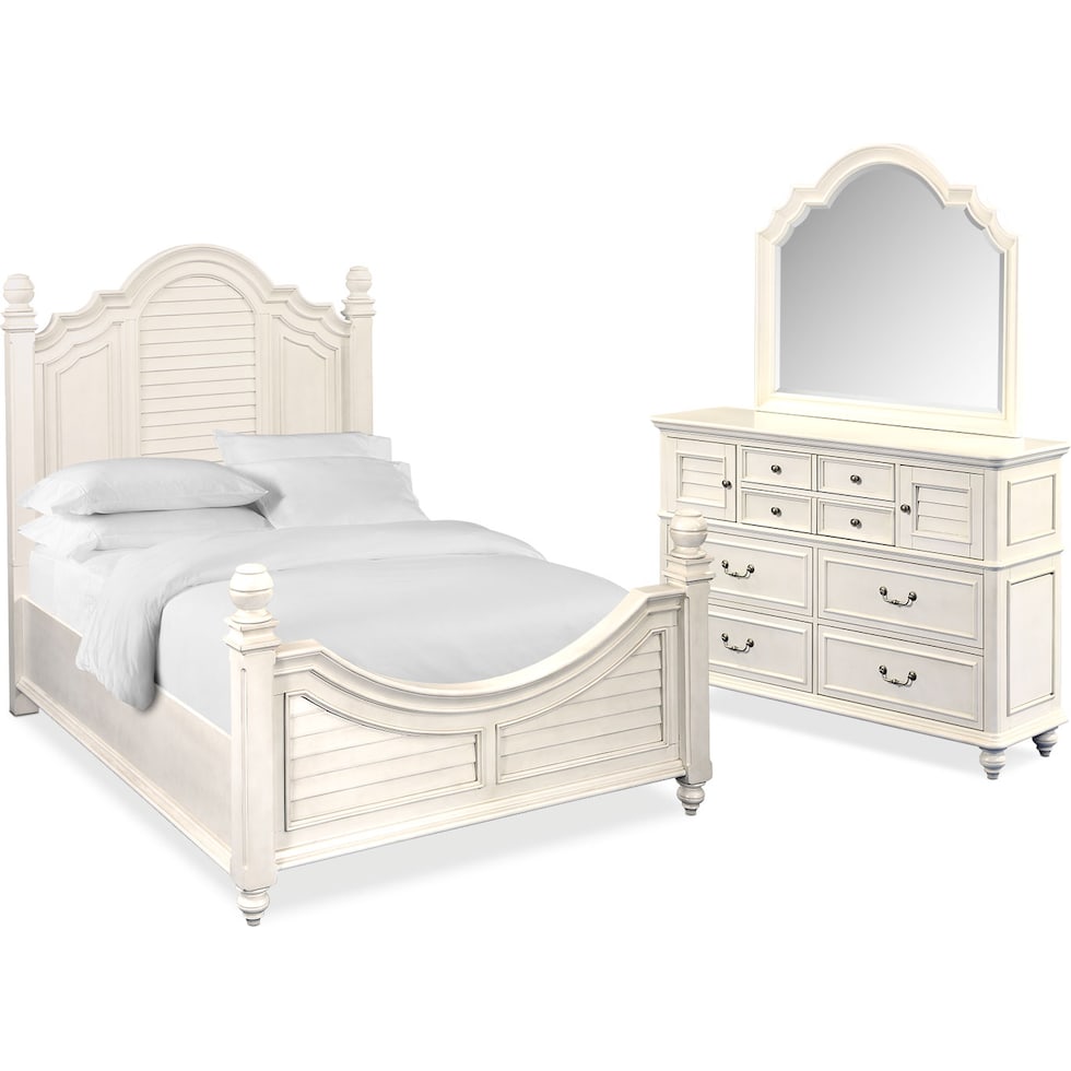 charleston white  pc king bedroom   