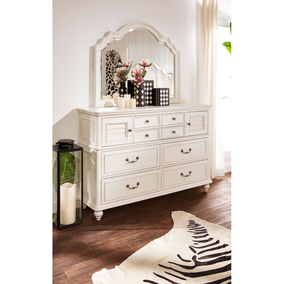 charleston white  pc king bedroom   