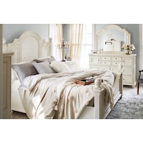 charleston white  pc king bedroom   