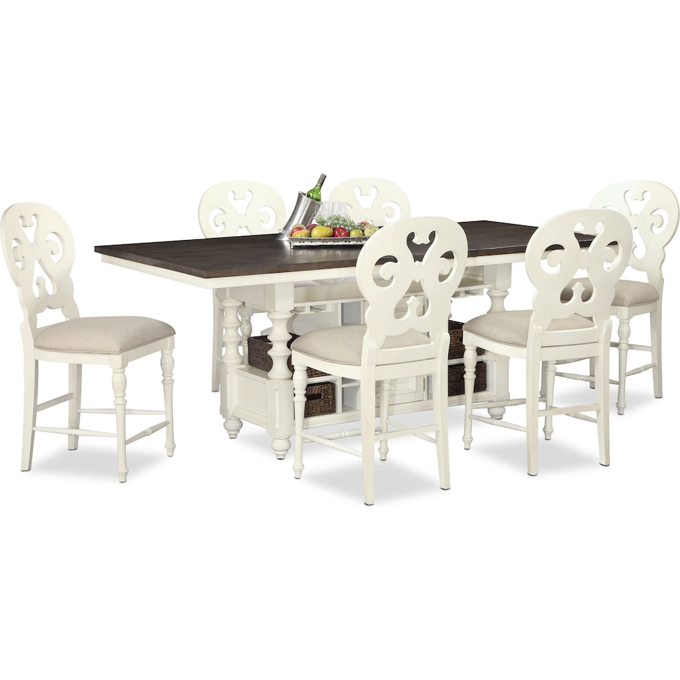 charleston white  pc dining room   