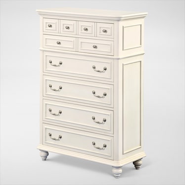 Charleston Chest - White