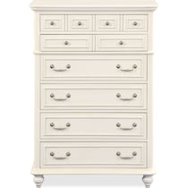 charleston white chest   