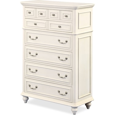 Charleston Chest - White