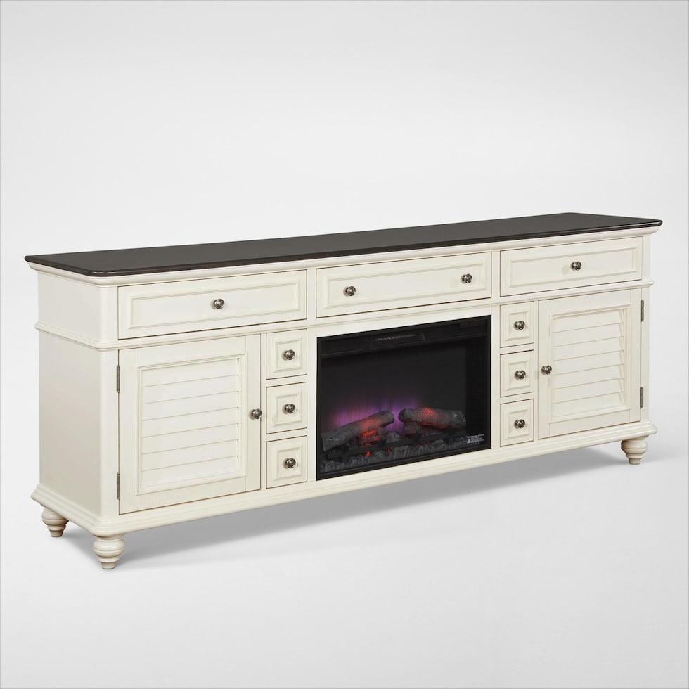 charleston white fireplace tv stand web   