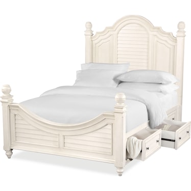 Charleston Poster Storage Bed with 4 Drawers
