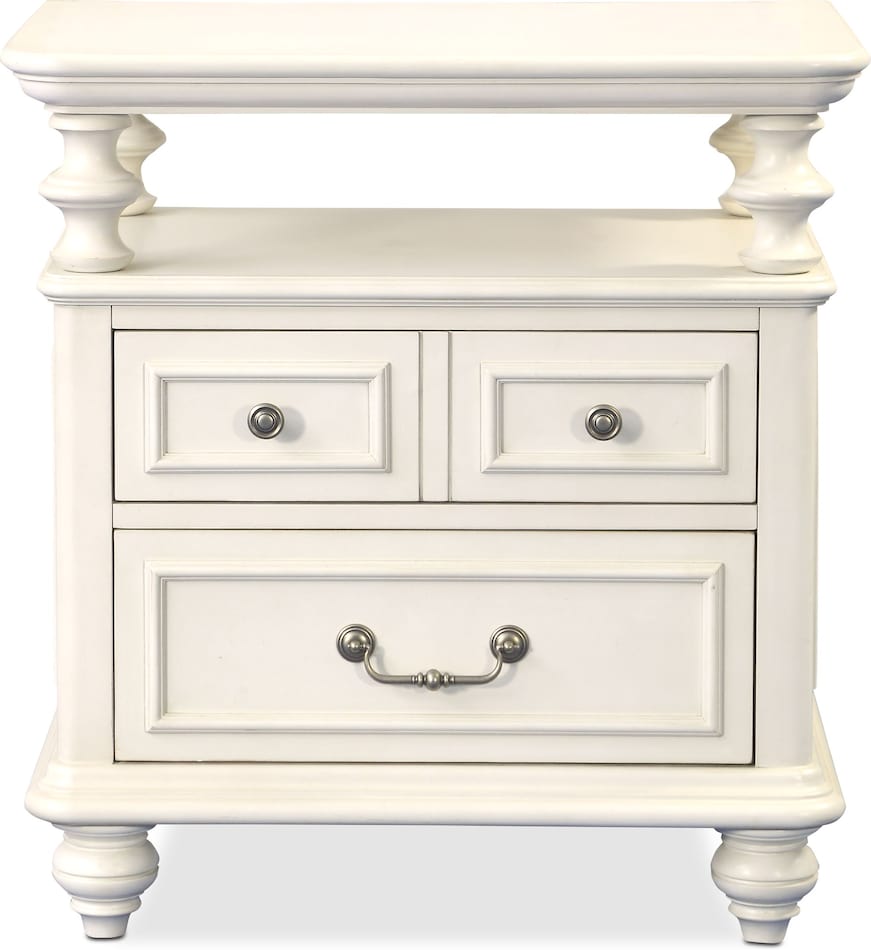 Charleston Shelf Nightstand American Signature Furniture