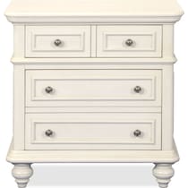 charleston white nightstand   