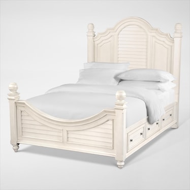 Charleston Poster Storage Bed with 4 Drawers