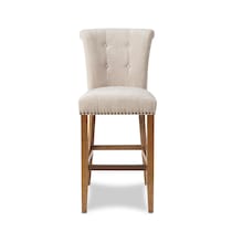 charlotte beige bar stool   