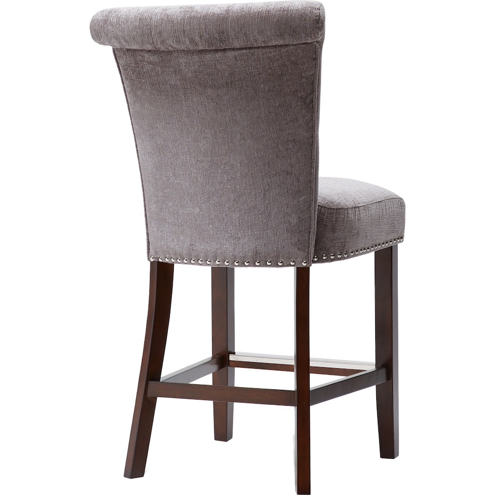 charlotte gray counter height stool   