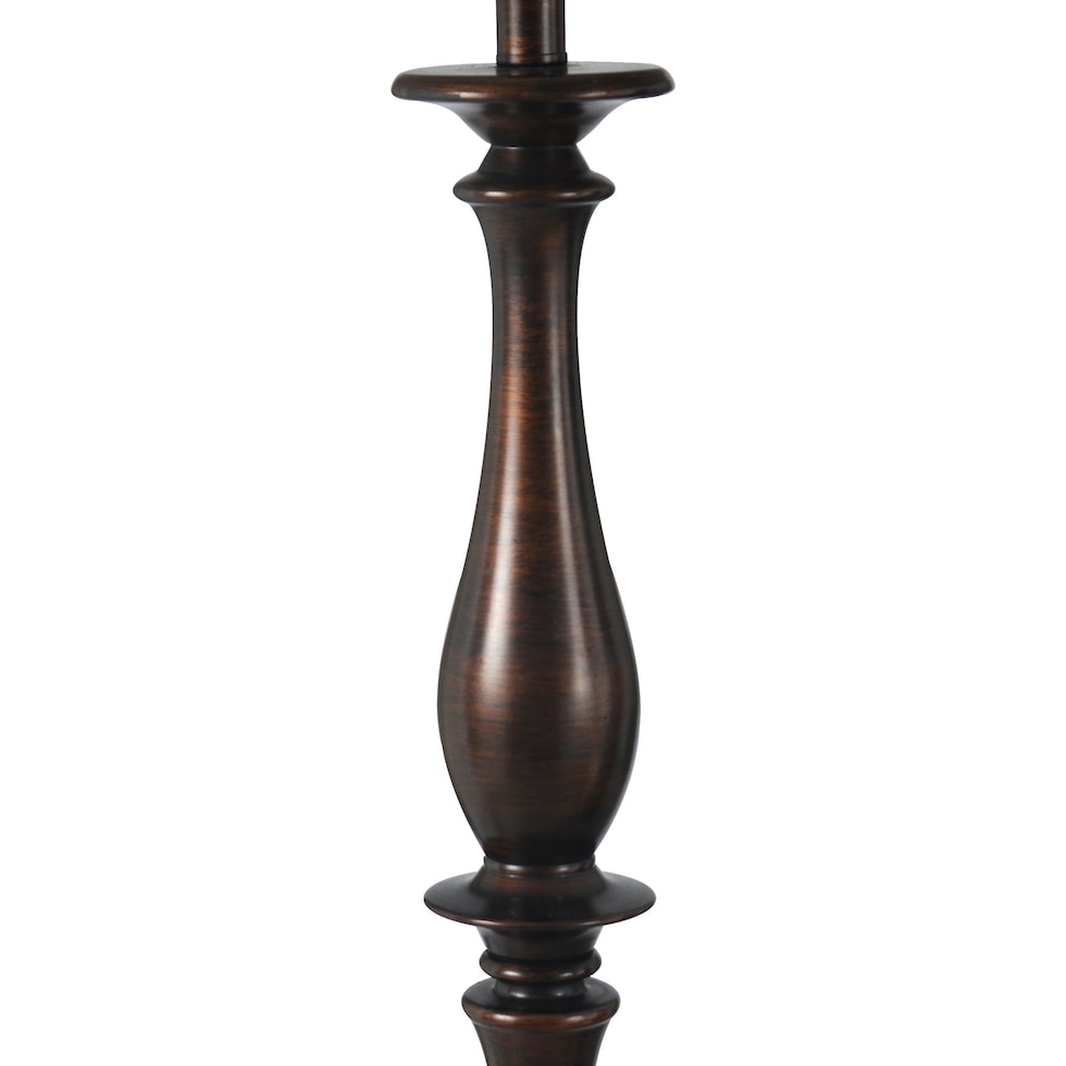 charlton dark brown floor lamp   