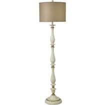charlton white floor lamp   