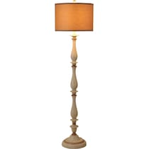 charlton white floor lamp   