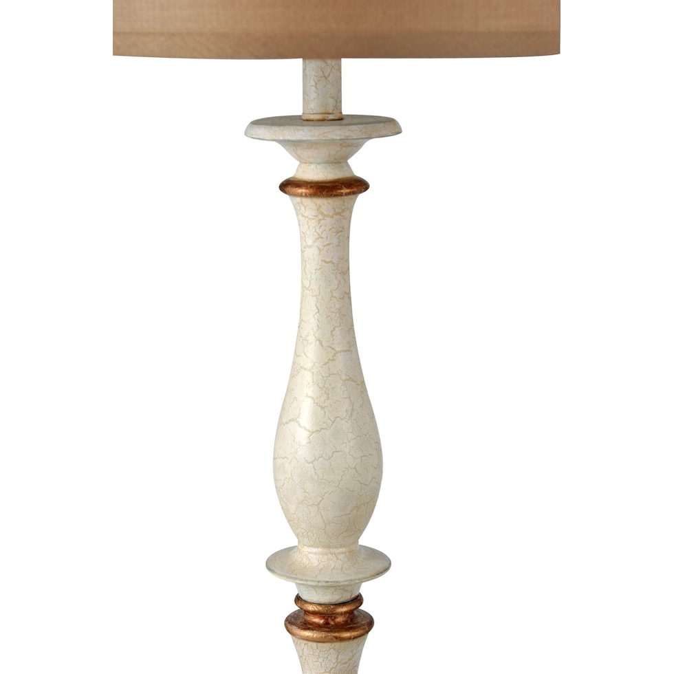 charlton white floor lamp   