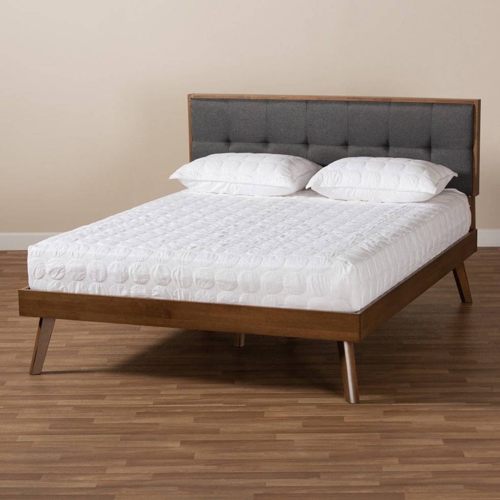 charmaine gray king bed   