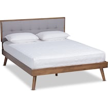 charmaine gray queen bed   