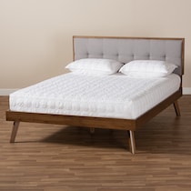 charmaine gray queen bed   