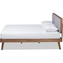 charmaine gray queen bed   