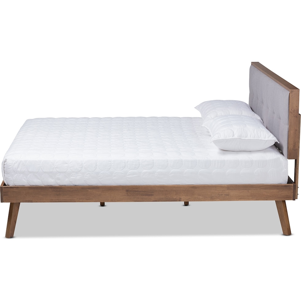 charmaine gray queen bed   