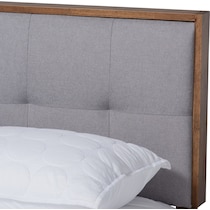 charmaine gray queen bed   