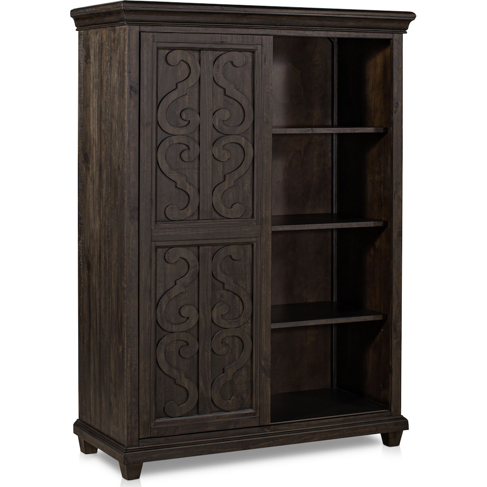 charthouse bedroom dark brown chest   