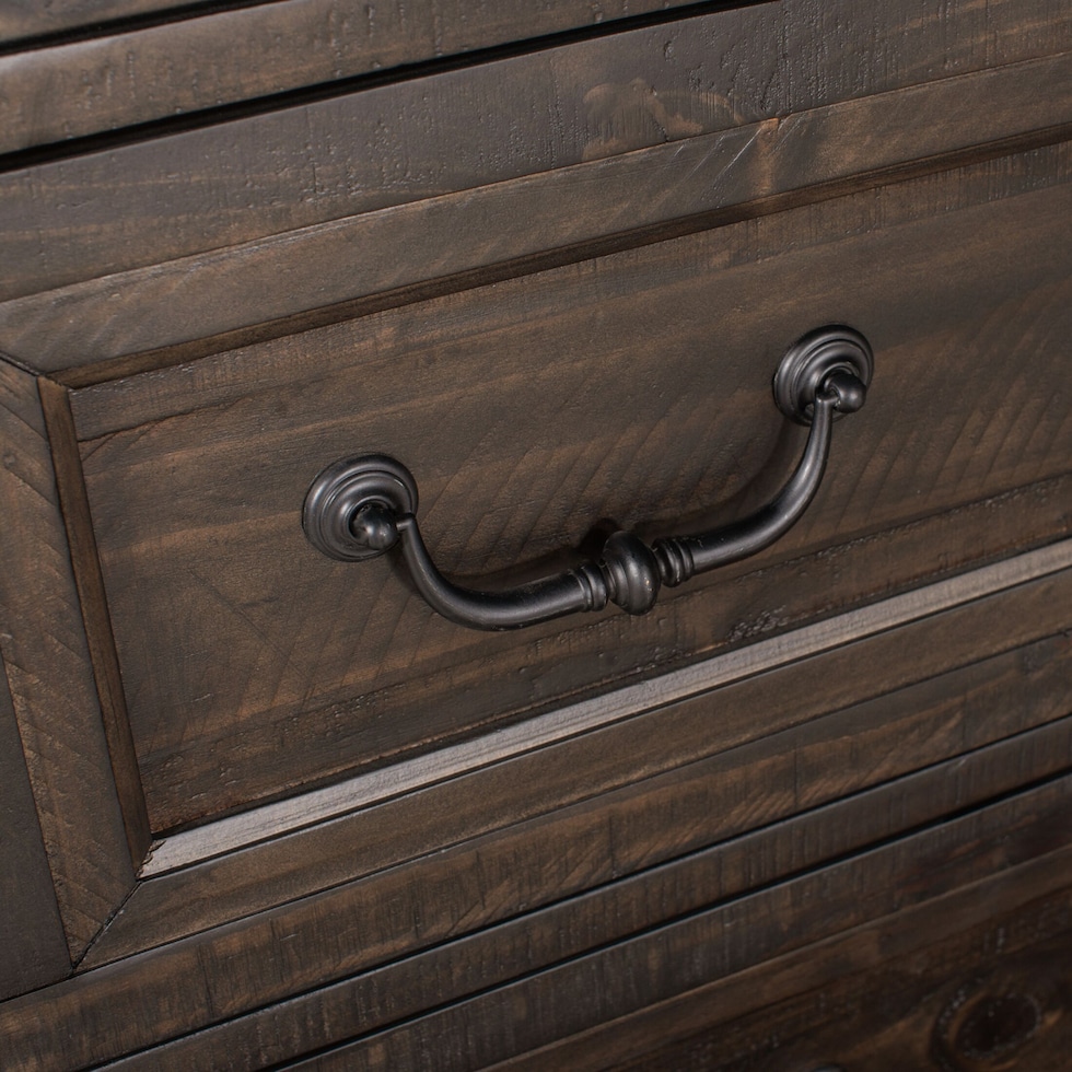 charthouse bedroom dark brown chest   