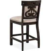 charthouse counter height dark brown counter height stool   