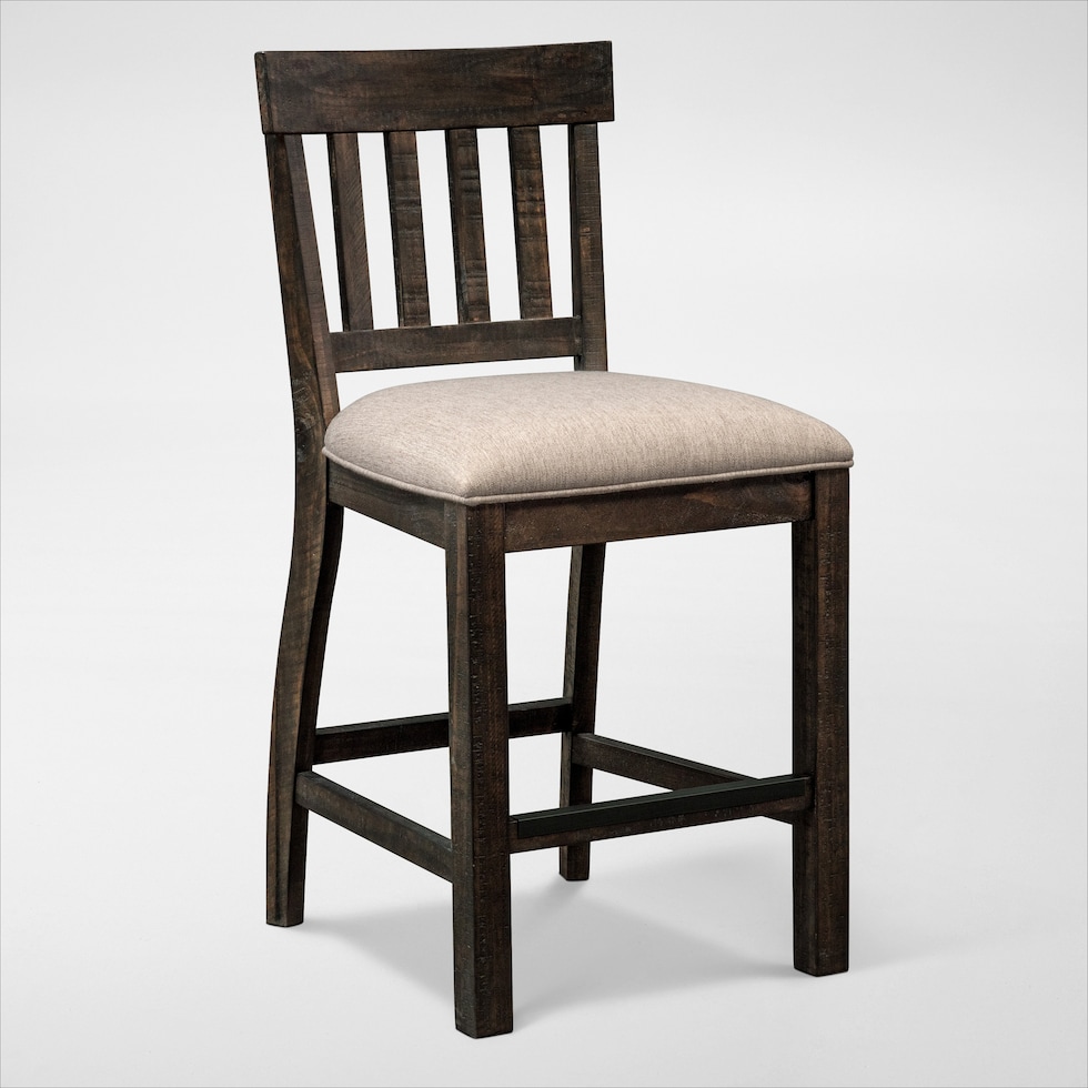 charthouse counter height dark brown counter height stool web   