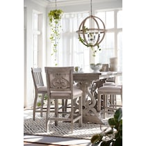 charthouse counter height gray  pc counter height dining room   