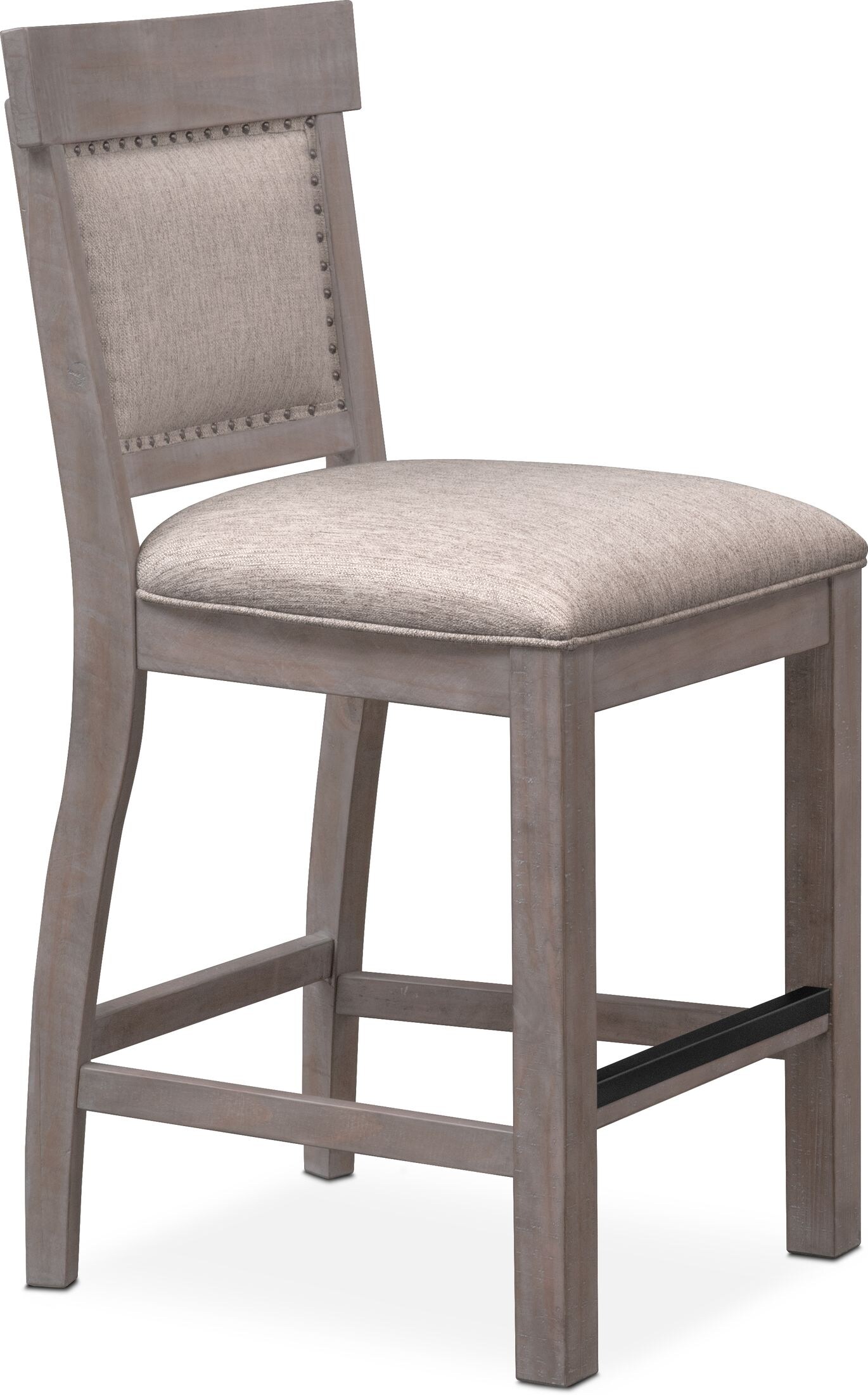 Grey counter deals height bar stools