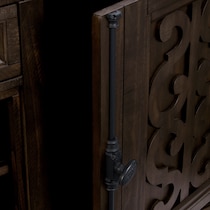 charthouse entertainment dark brown fireplace tv stand   