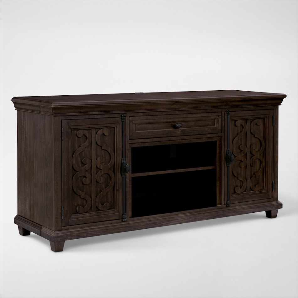 charthouse entertainment dark brown tv stand   