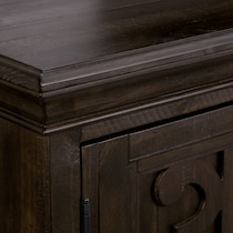 charthouse entertainment dark brown tv stand   