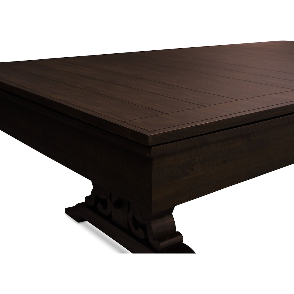 charthouse gaming dark brown gaming table   