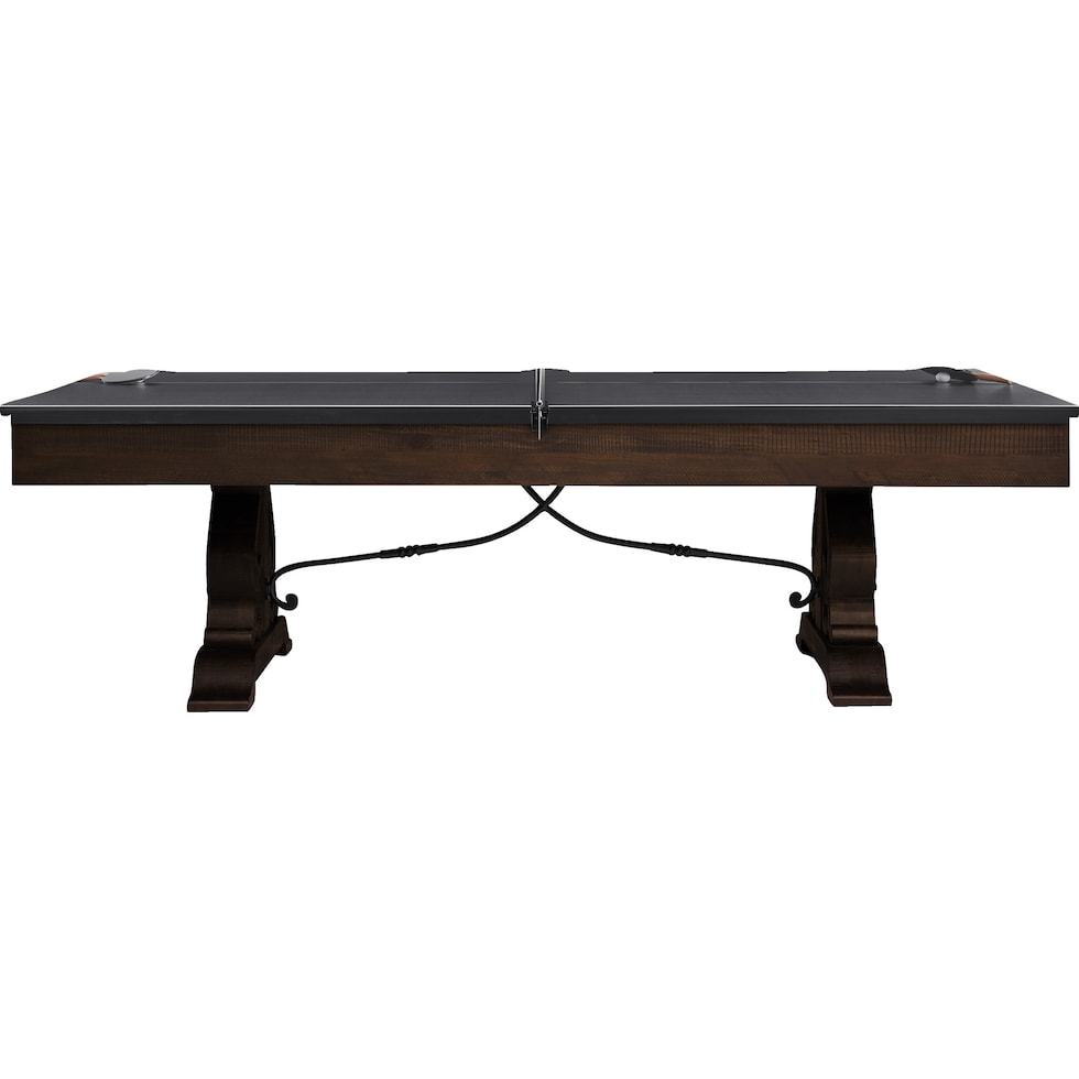 charthouse gaming dark brown gaming table   