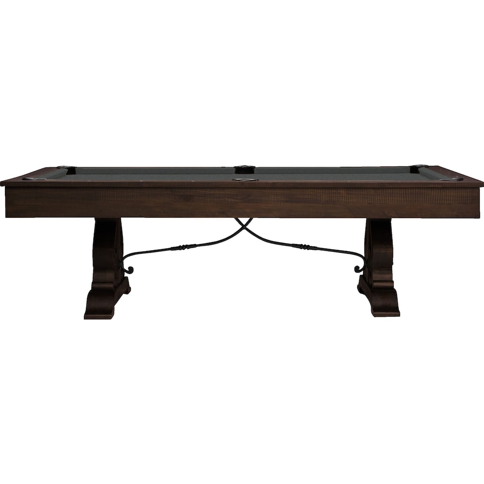 charthouse gaming dark brown gaming table   