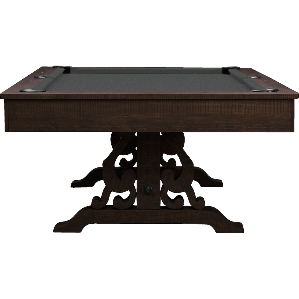 charthouse gaming dark brown gaming table   