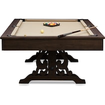 charthouse gaming dark brown gaming table   