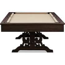 charthouse gaming dark brown gaming table   